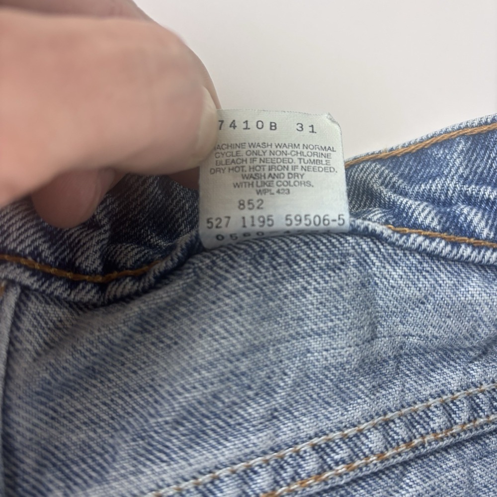 Levis 560 Men's 36x32 Jeans Loose Fit Tapered Medium Wash USA 90s Denim Vintage - Picture 13 of 13